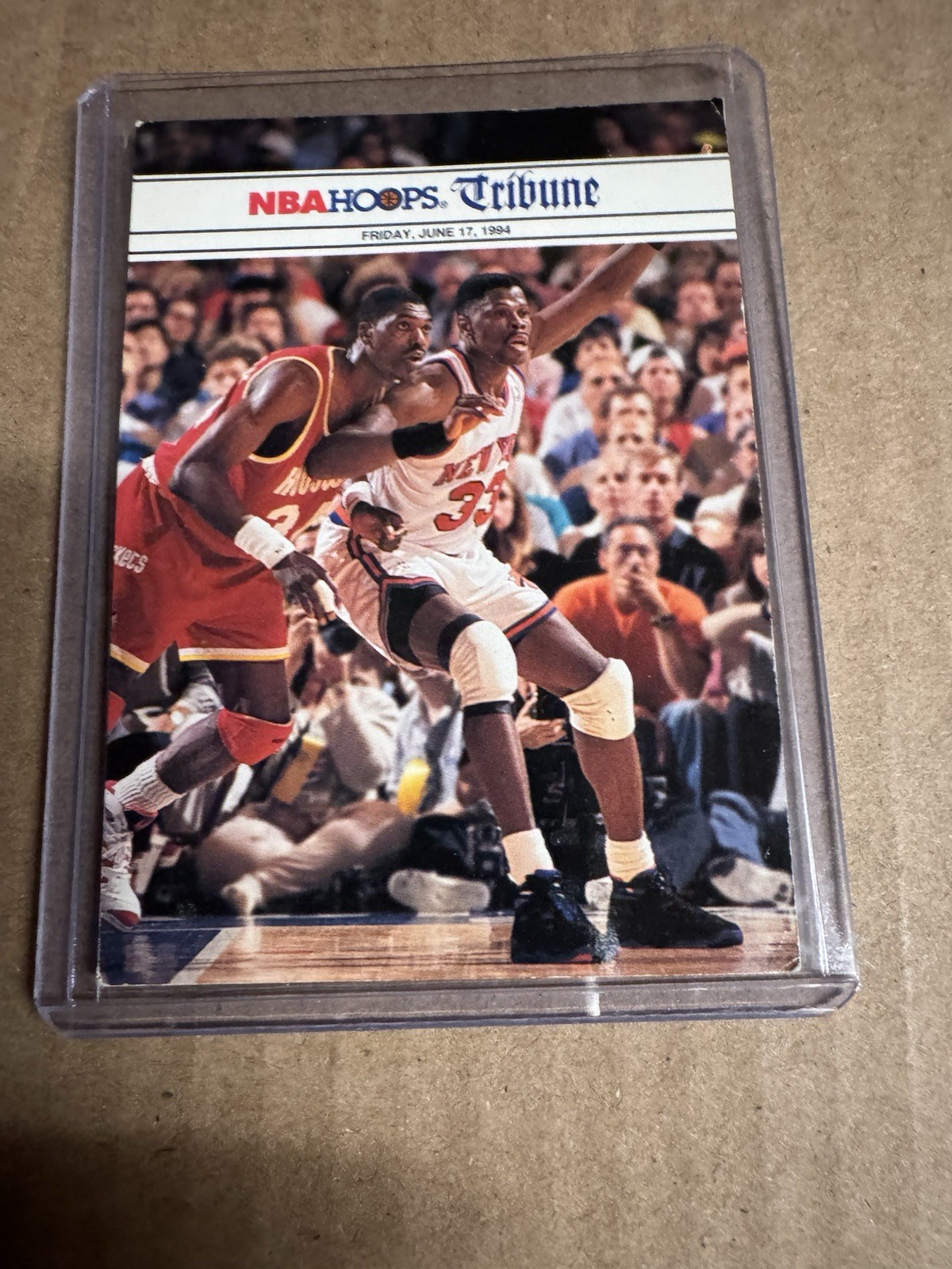 Patrick Ewing Finals Tribune 1994-95 Hoops #270 New York Knicks SKU:516