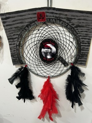 Ozzys Crazy Train Going Thru Tunnel Dreamcatcher Large Handmade  14 Ring