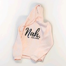 Shein Women's Hooded Sweatshirt Graphic Print Size Small NWOT