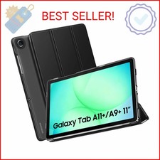 MoKo Slim Case for Samsung Galaxy Tab A11 Plus/ A9 Plus 11 Inch, Black