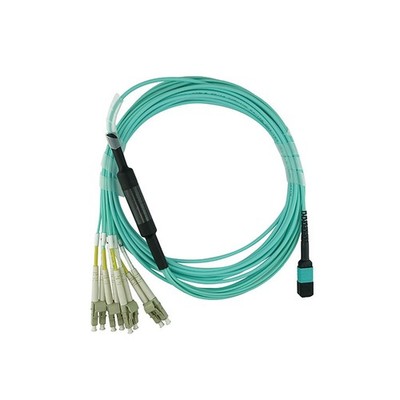 NVIDIA MC6709309-003 kompatibles MPO-4xLC Multimode OM3 Patchkabel 3 Meter