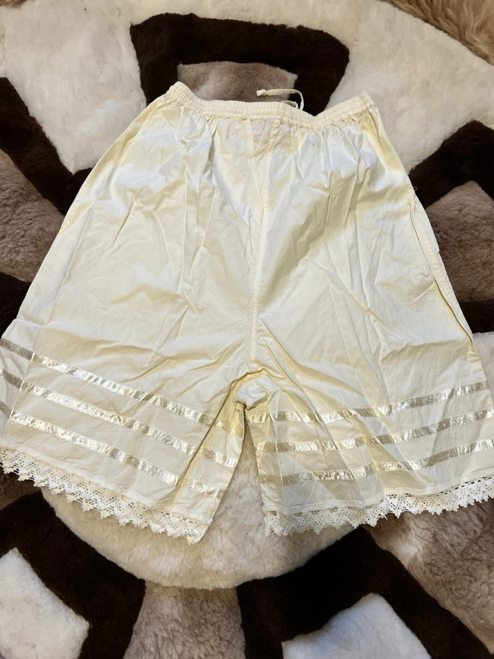 Victorian Edwardian Style Scully Underwear Undergarment Ivory Woman’s Small NEW - Image 2 of 3