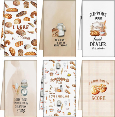 6 Pcs Sourdough Baking Kitchen Towels 16 X 24 Inch Sour Dough Proofing Flour Sac