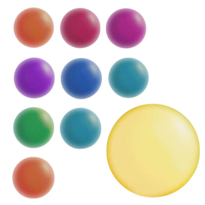 JUMPOPO BALL BUNTE WEICHE SICHERHEITSMATERIAL UNIVERSAL ROTER KAFER
