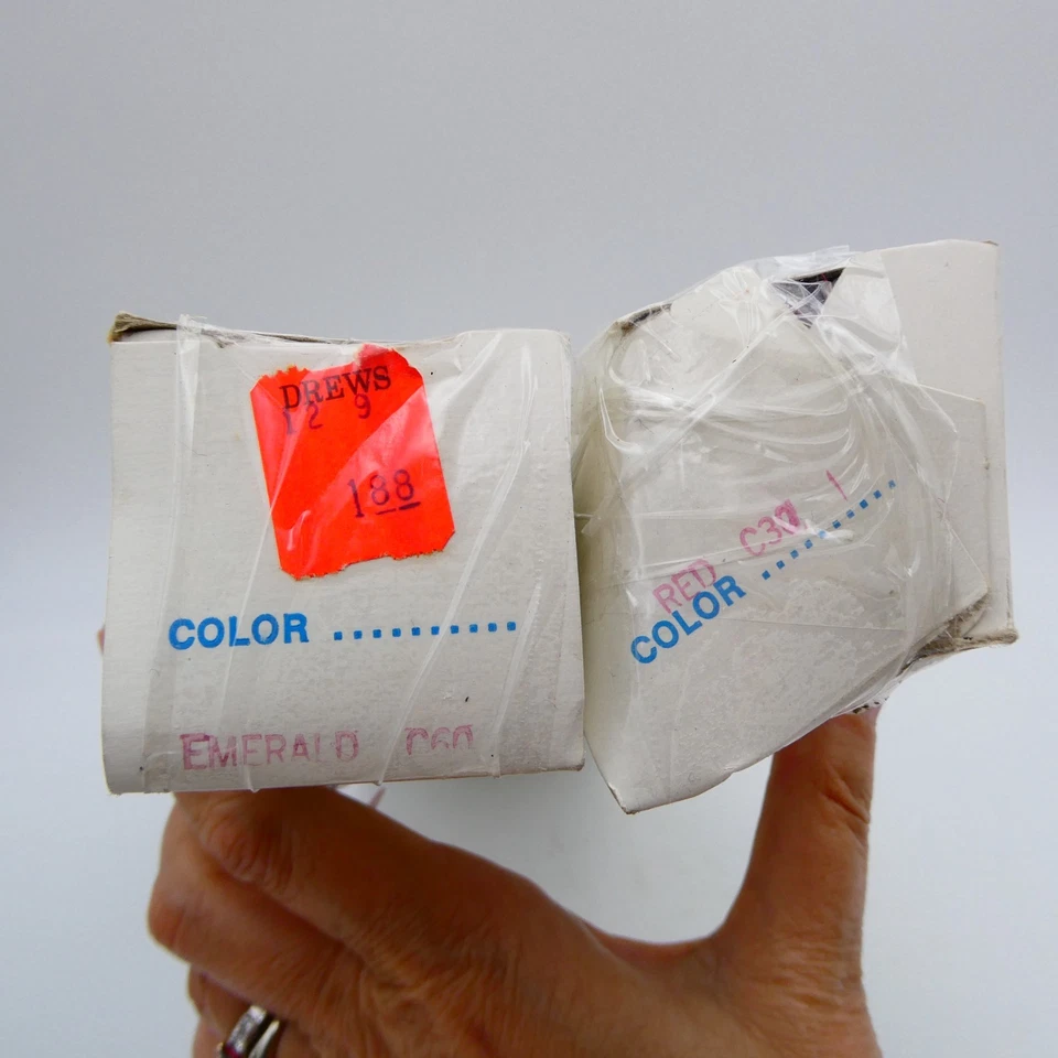 VTG Blue Jay Brand Chenille Stems Pipe Cleaners 2 Open Boxes Red Green Christmas - Image 4 of 4