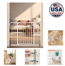 Baby Gate Auto Close 29 to 42.5 Inch Wide Pressure Mounted for Stairs Doorway