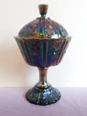 fenton carnival glass candy dish products for sale | eBay