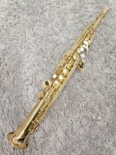 YANAGISAWA S-WO1 Soprano Saxophone With Original Case Mouthpiece MINT