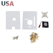 Arcylic Case Shell  Cooling Fan  Screws Set For Raspberry Pi 3/2 Model B/B B
