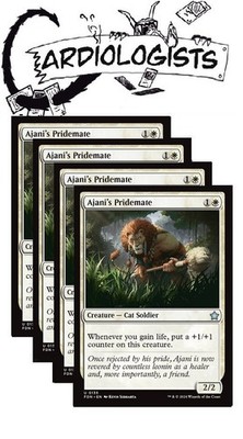 Ajani's Pridemate x4 | Magic the Gathering MTG | Foundations | Uncommon | NM