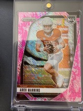 2025 Panini Texas NIL - Pink Camo Prizm #1 Arch Manning Rookie SSP