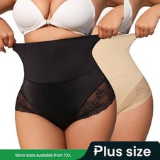 Plus Size Shapewear for Women High Waist Trainer Tummy Control Body Shaper Panty