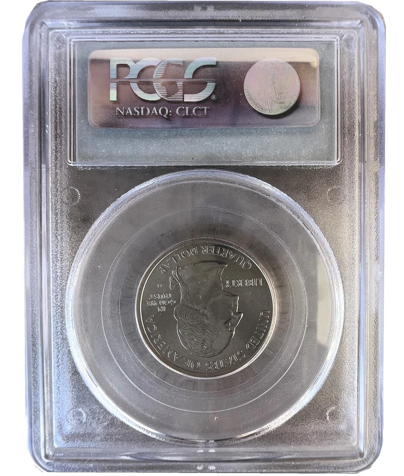 2004-D 25C Wisconsin State Extra LEAF HIGH Quarter PCGS MS65 US Rare Coins USA - Image 2 of 2