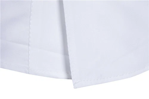 Camisa para Hombres Doble Pecho Prendas para el torso Manga Larga Calce Ajustado Liso Western Blusas - Imagen 11 de 21