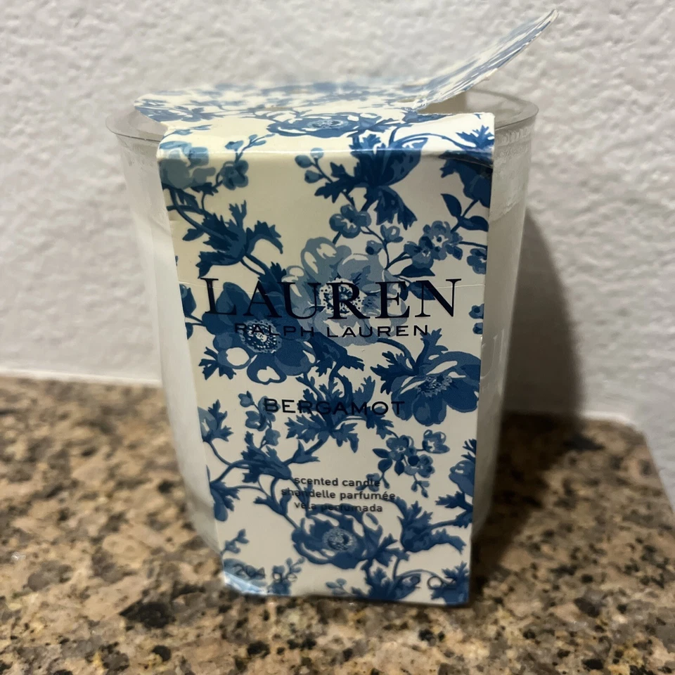 Nueva vela perfumada Ralph Lauren BERGAMOT de una sola mecha 7,2 OZ rara difícil de encontrar ¡LEER!! Foto 2 de 4