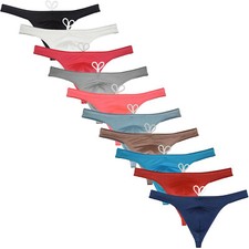 Men Shiny Swim Thong Smooth Swimsuit Board Surf Elastic Swimwear T-back Bottoms