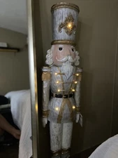 CVS Resin LED Nutcracker King 48 Inches Christmas Decor Large Jumbo TikTok 