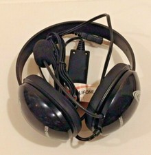 Califone 2800BK-USB Listening First Stereo Headset with USB Plug Black Small NEW