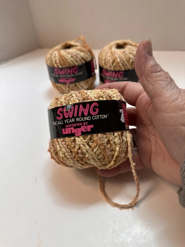 Unger Hilo Columpio 100% Algodón 1.75 OZ Col 8212 Lote 204 Hecho/Francia Lote De 3 Foto 2 de 4