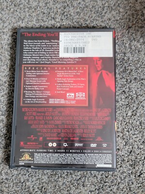 Hannibal Movie (DVD, 2001, 2-Disc Set, Special Edition