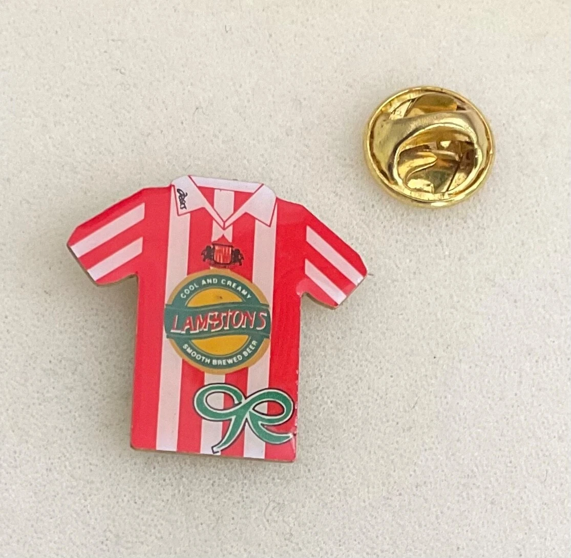 Superbe Insigne Broche émaillée Vintage Sunderland AFC - Style Bouclier