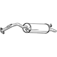 Bosal EndschalldäMpfer SchalldäMpfer FüR Toyota Prius Liftback 279-423
