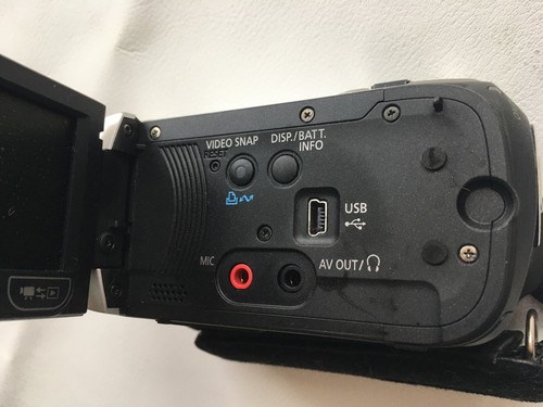 48x ADVANCED ZOOM F520 Canon BUILT-IN MEMORY 8GB CamCorder - Untested