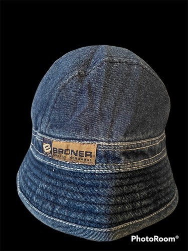 Vintage 90s Denim Broner Bucket Hat | eBay