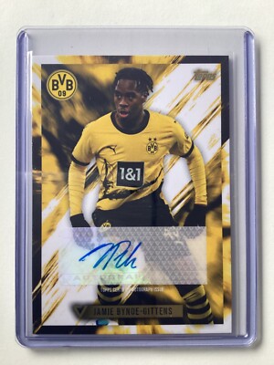 TOPPS BVB VERNISSAGE 2023-2024 JAMIE BYNOE GITTENS AUTOGRAPH | eBay.de