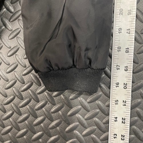 Forever 21 New Attitude Black Bomber Full Zip Up Jacket Girls Size Youth 13/14 - Picture 8 of 9