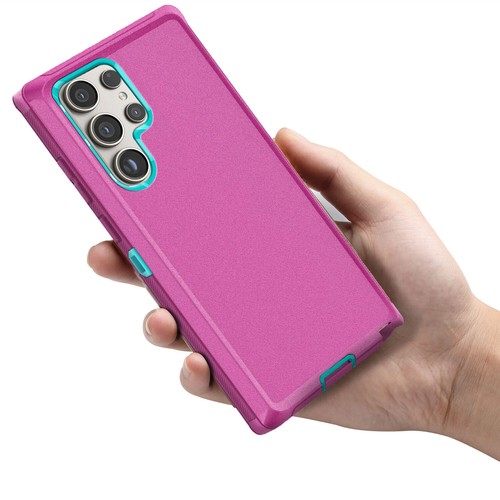 For Samsung Galaxy S24 S24 Ultra S24+ Heavy Duty Phone Case Cover+Clip Holster - Zdjęcie 12 z 85