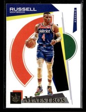 Russell Westbrook - 2020-21 Panini Court Kings Maestros #5 Washington Wizards