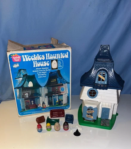 Vintage 1976 Hasbro Weebles Haunted House Play Set By Romper Room