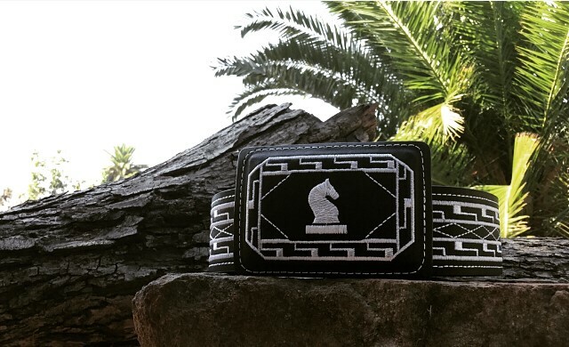 AK47 BELT san judas GALLO boots Santa Muerte rooster CINTO BORDADO