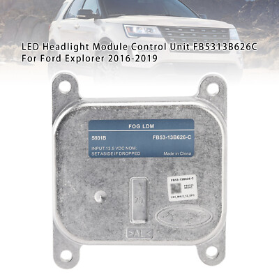 LED Headlight Module Control Unit FB5313B626C For Ford Explorer