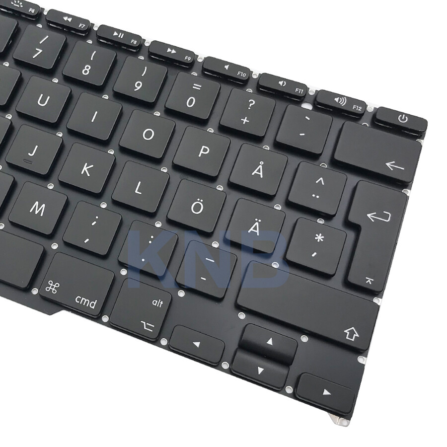 Sweden Swedish Keyboard with Backlight For Macbook Air 11