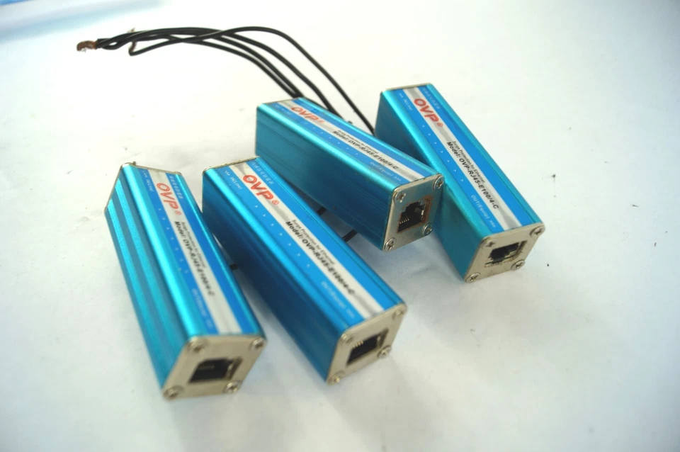 LOT (4) OVP OVP-RJ45-E100/4-C Surge Arrester Ethernet LAN Surge Protector B341 - Image 3 of 4