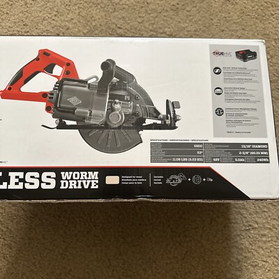 SKIL SPTH77M-01 48V 7-1/4'' TRUEHVL Cordless Worm Drive Skilsaw (Tool Only).