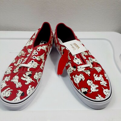 RARE VANS x Disney 101 Dalmatians Authentic Sneakers Skateboarding Sz 11.5 Men's