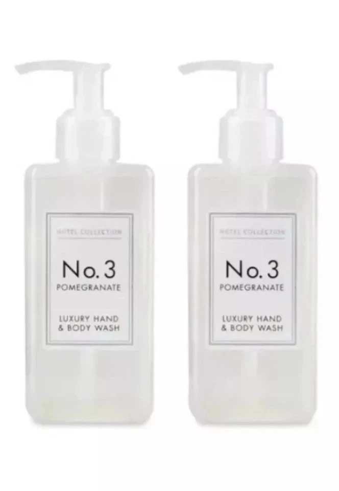Aldi Hotel Collection No.3 Pomegranate Luxury Hand & Body Wash 250ml Pack Of 2