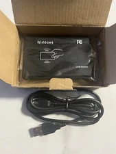 New Hiletgo 125Khz Em4100 Usb Rfid Id Card Reader Swipe Card Reader Plug A