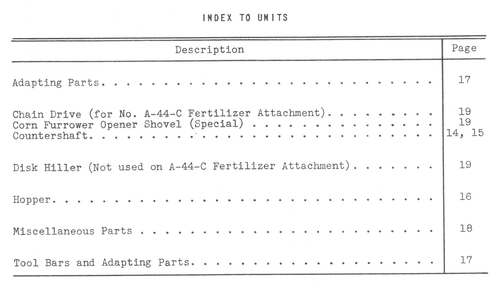 Owner's Manual IH A-44 Fertilizer Side Dresser for IH Farmall A 1 Row Tractor - Picture 9 of 13