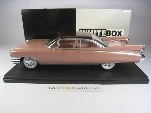 CADILLAC ELDORADO SEVILLE 1959 1/24 WHITEBOX (PINK) - Imagen 2 de 3