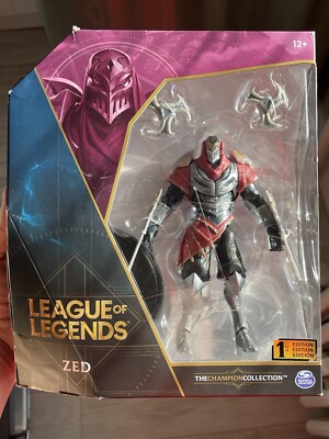 League of Legends The Champion Collection Zed 6'' Action Figure 1st Edition New