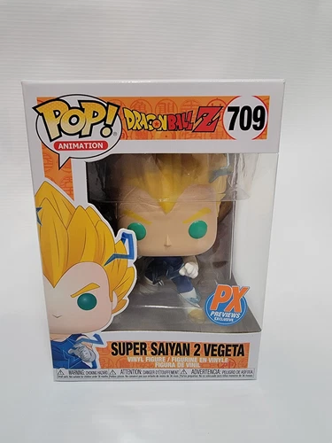 Funko Pop! Super Saiyan 2 Vegeta 709 Dragon Ball Z PX Previews Exclusive