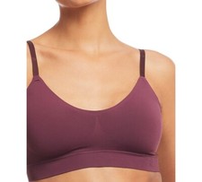 Lauren Ralph Lauren 4L0079 Smoothing Wireless Bralette Wine Red Size L MSRP 48
