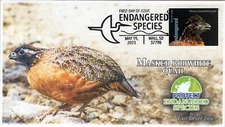 23-125, 2023, Endangered Species, First Day Cover, Pictorial Postmark, Wall SD,