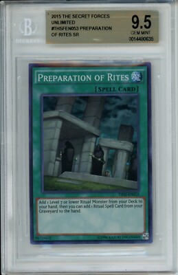 Yu-Gi-Oh! Karte „Preparation Of Rites“ (THSF-EN053) – Super Rare, 1st Edition, Aus „The Secret Forces“