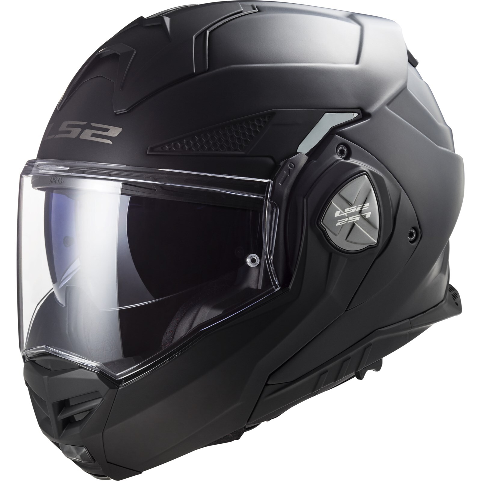 LS2 Motorcycle Helmet XXL Advant X Solid FF901 - Flip Helmet Black Matte
