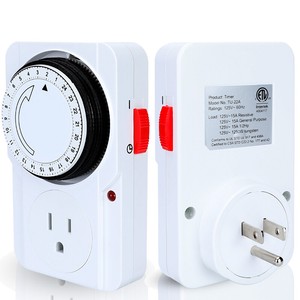 timer programmable prong heater motors hour switch fans lights digital